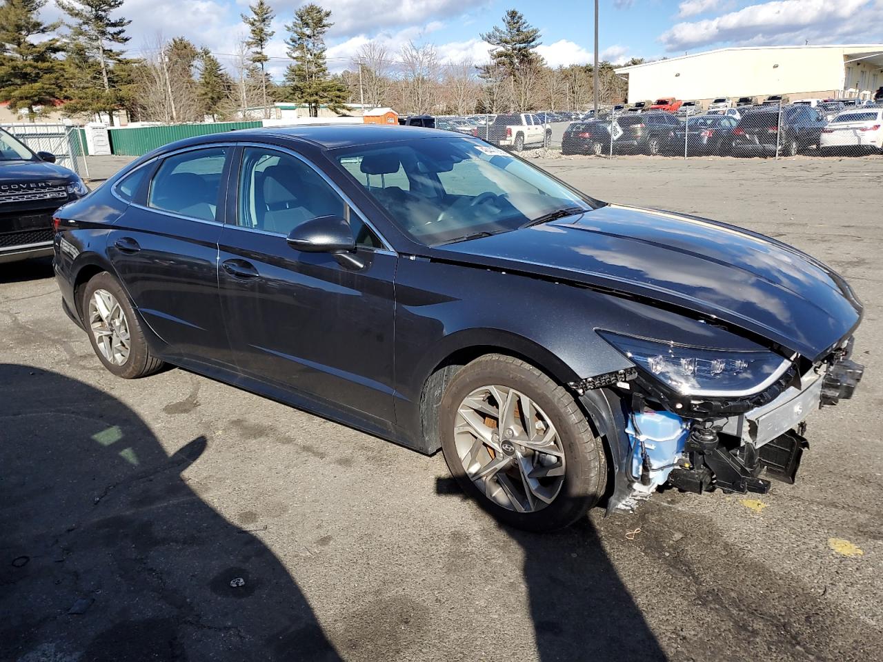 2023 Hyundai Sonata VIN KMHL64JA7PA322998 Copart auction photo, front end damage thumbnail 4