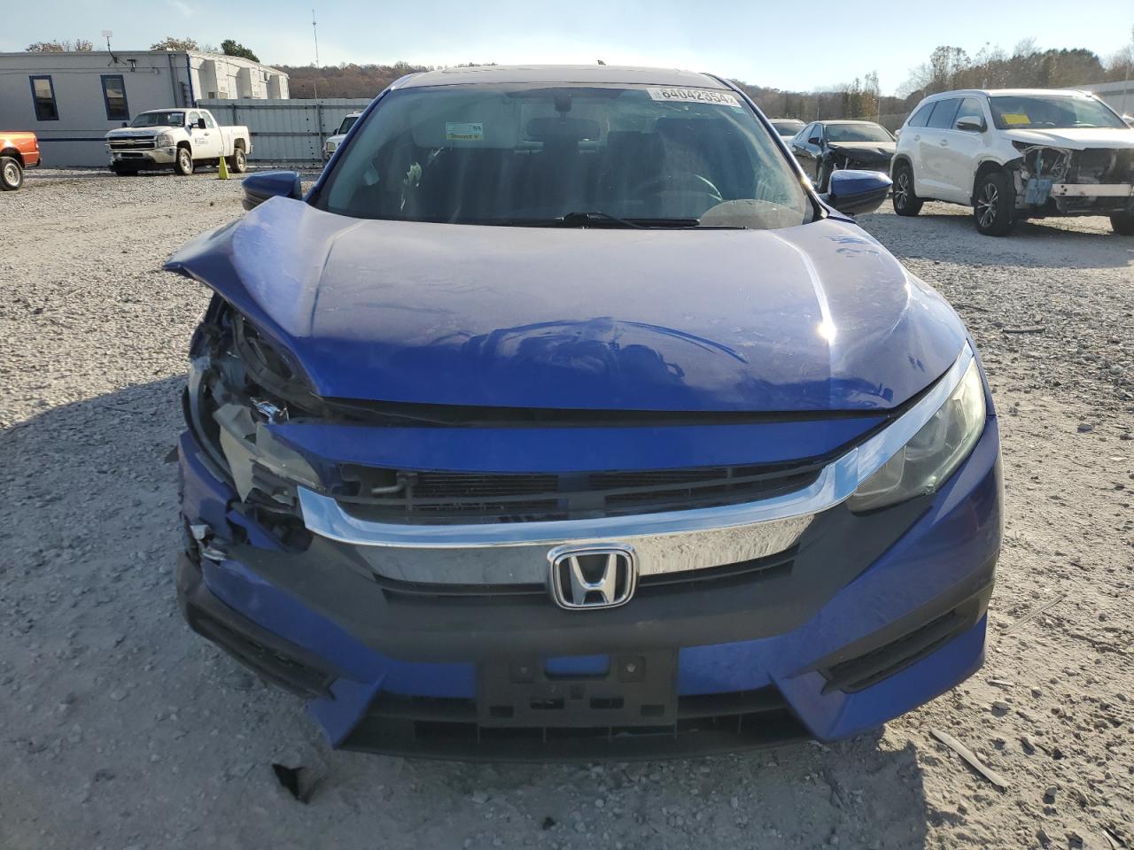 2016 Honda Civic VIN 19XFC2F78GE098648 Copart auction photo, front end / side damage thumbnail 5