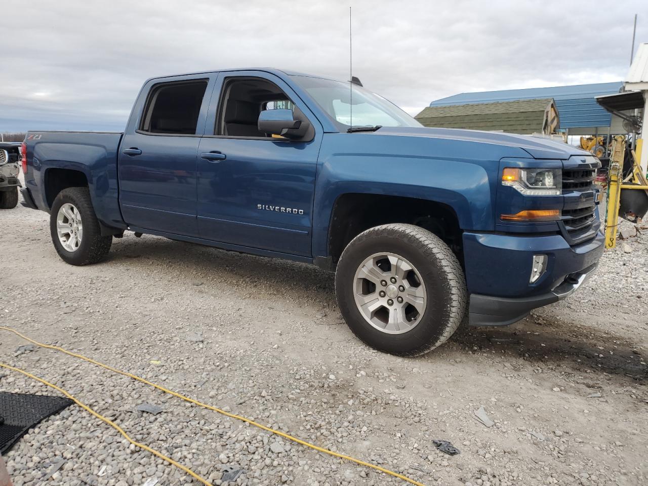 2018 Chevrolet Silverado VIN 3GCUKREC9JG353837 Copart auction photo, all over damage thumbnail 4