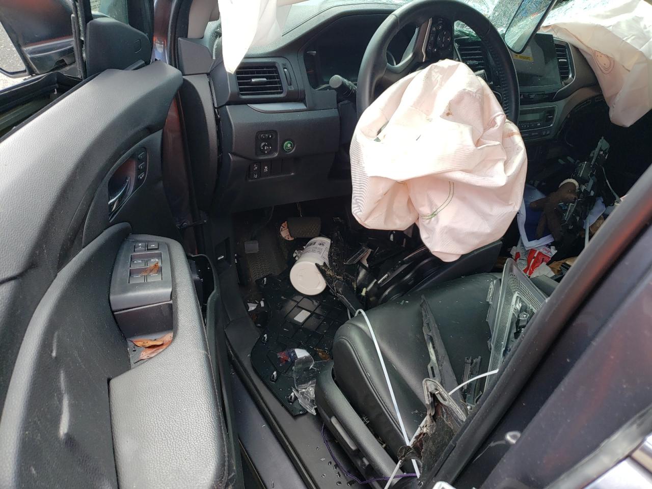 2022 Honda Pilot VIN 5FNYF5H54NB036619 Copart auction photo, all over damage thumbnail 8