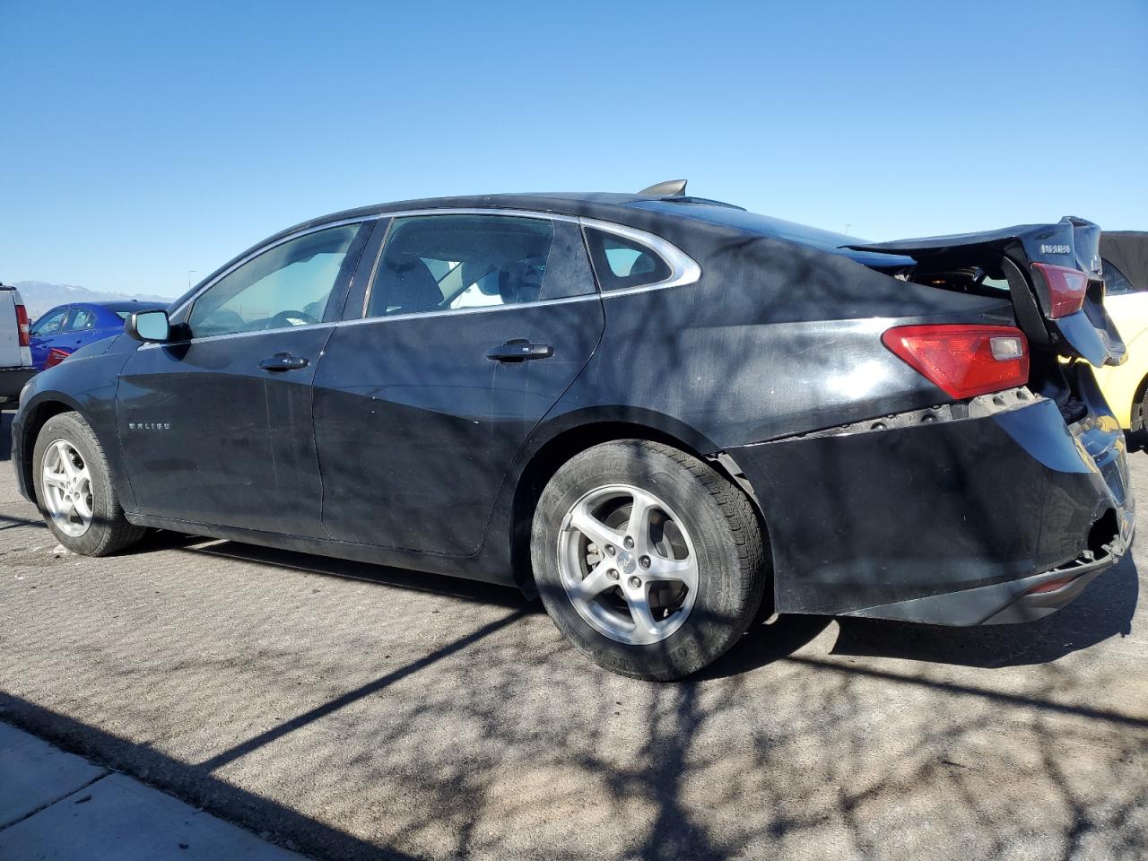2016 Chevrolet Malibu VIN 1G1ZB5ST1GF351473 Copart auction photo, rear end / side damage thumbnail 2