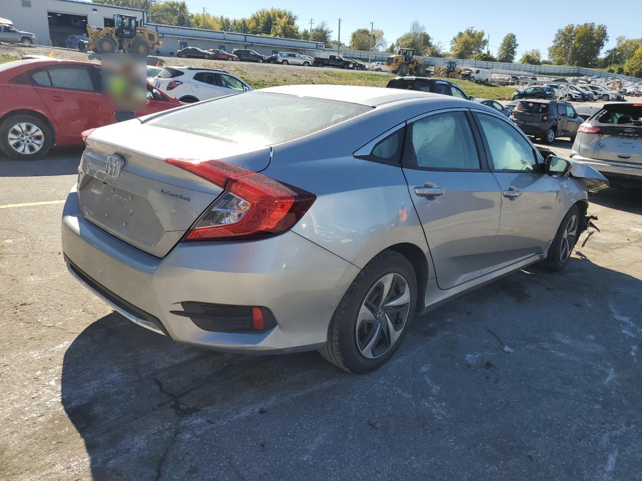 2019 Honda Civic VIN 19XFC2F67KE044869 Copart auction photo, front end damage thumbnail 3