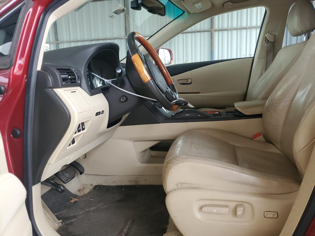 2010 Lexus RX VIN 2T2ZK1BA3AC015673 Copart auction photo, side damage thumbnail 7
