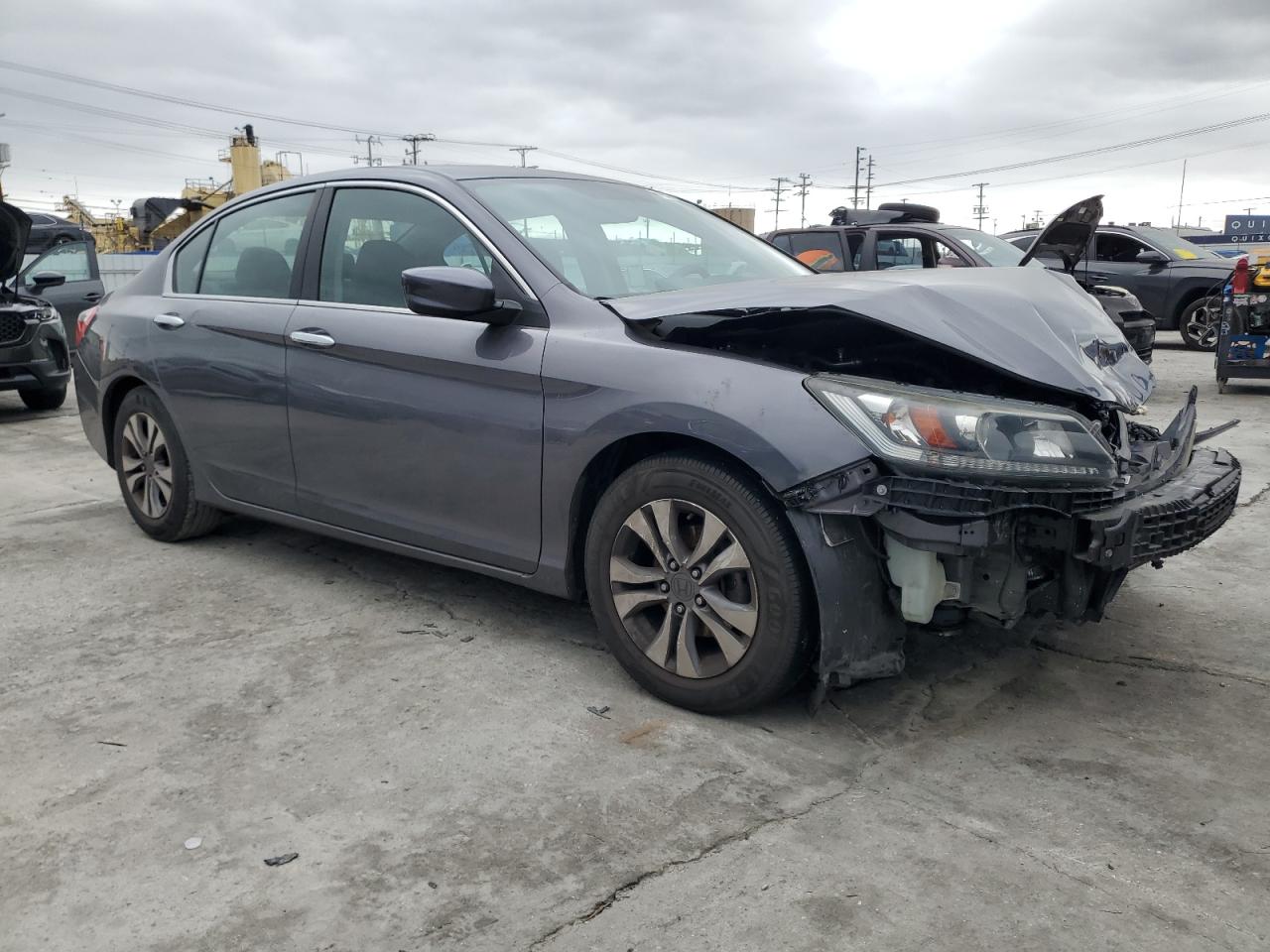 2014 Honda Accord VIN 1HGCR2F36EA023639 Copart auction photo, front end damage thumbnail 4