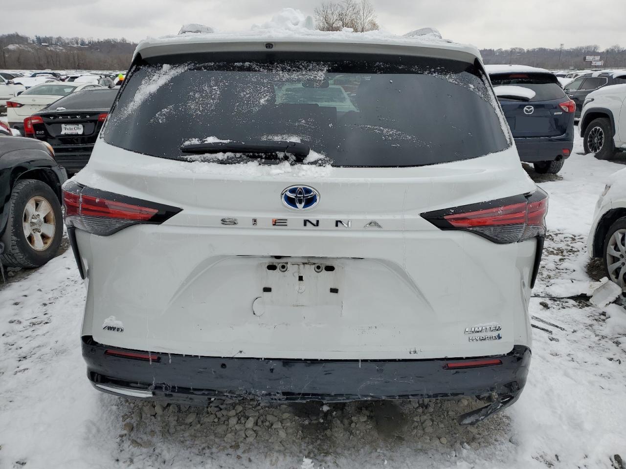 2022 Toyota Sienna VIN 5TDZSKFCXNS068163 Copart auction photo, front end / rear end damage thumbnail 6