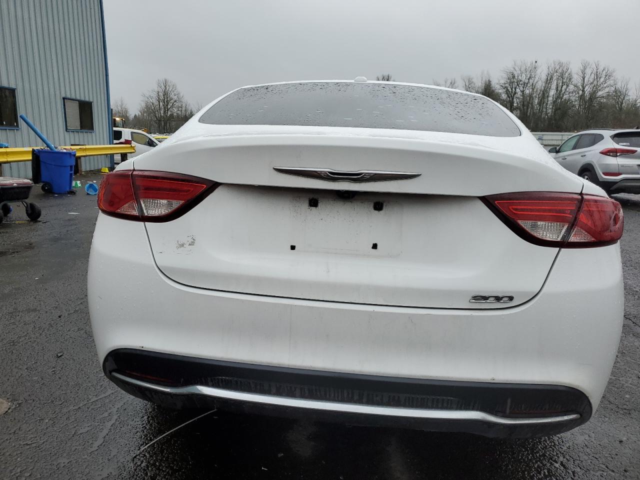 2015 Chrysler 200 VIN 1C3CCCAB8FN698315 Copart auction photo, front end / undercarriage damage thumbnail 6