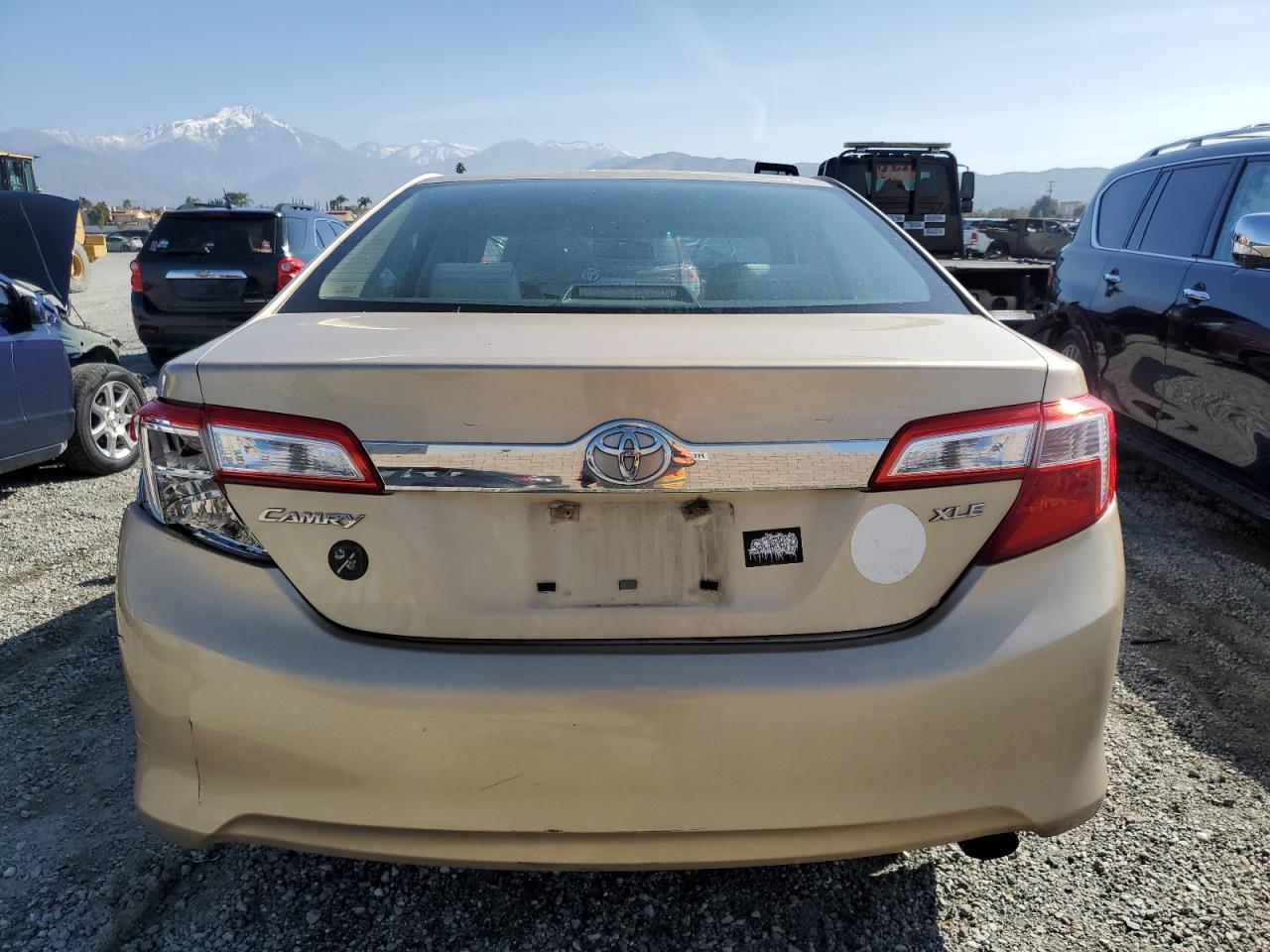 2012 Toyota Camry VIN 4T1BF1FK3CU082708 Copart auction photo, front end / rear end damage thumbnail 6