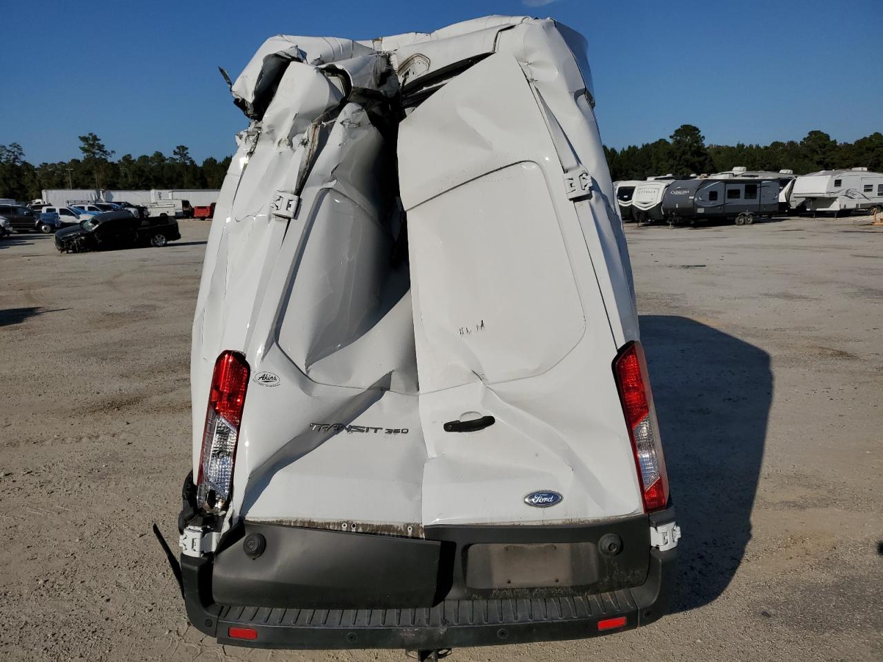2021 Ford Transit VIN 1FTBW3X83MKA40734 Copart auction photo, rear end damage thumbnail 10