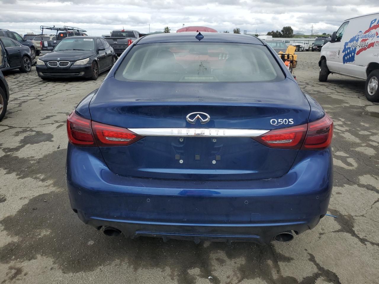 2019 Infiniti Q50 VIN JN1EV7AP9KM515945 Copart auction photo, water/flood damage thumbnail 6
