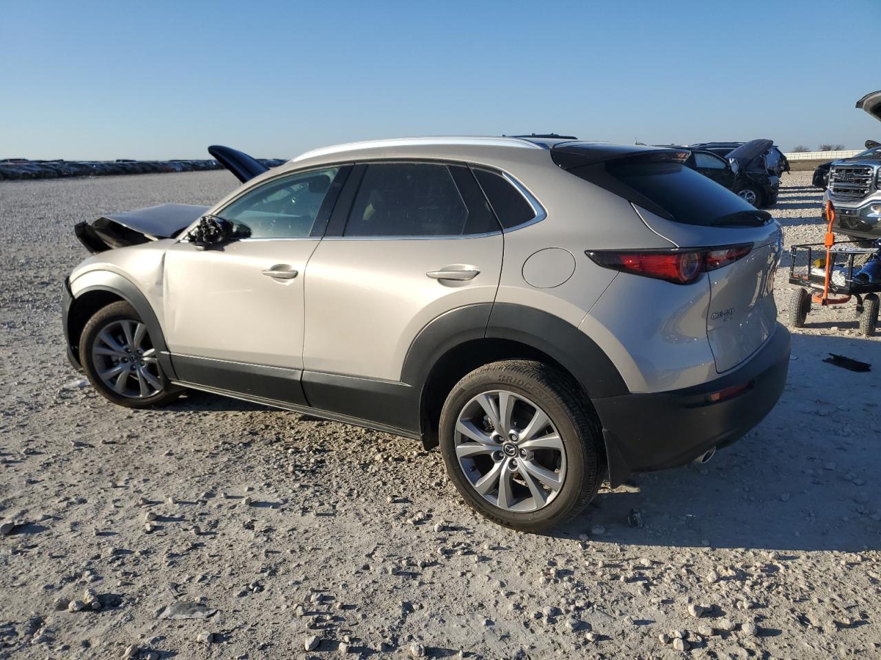 2023 Mazda CX-30 VIN 3MVDMBDMXPM534742 Copart auction photo, front end / side damage thumbnail 2