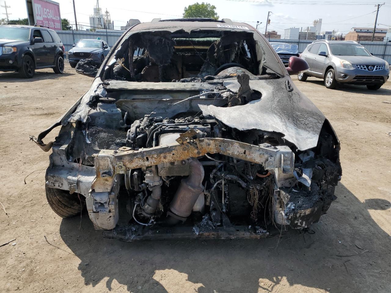 2016 Buick Regal VIN 2G4GK5EX0G9207236 Copart auction photo, burn damage thumbnail 5