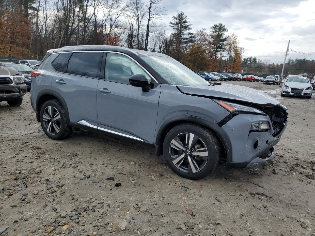 2021 Nissan Rogue VIN JN8AT3CB7MW234718 Copart auction photo, front end / minor dent/scratches damage thumbnail 4