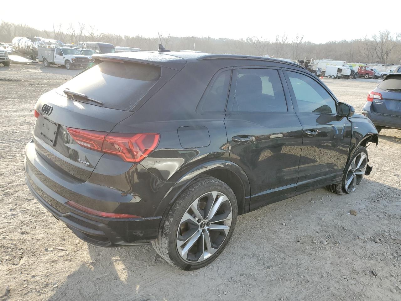 2021 Audi Q3 VIN WA1EECF37M1109365 Copart auction photo, front end damage thumbnail 3