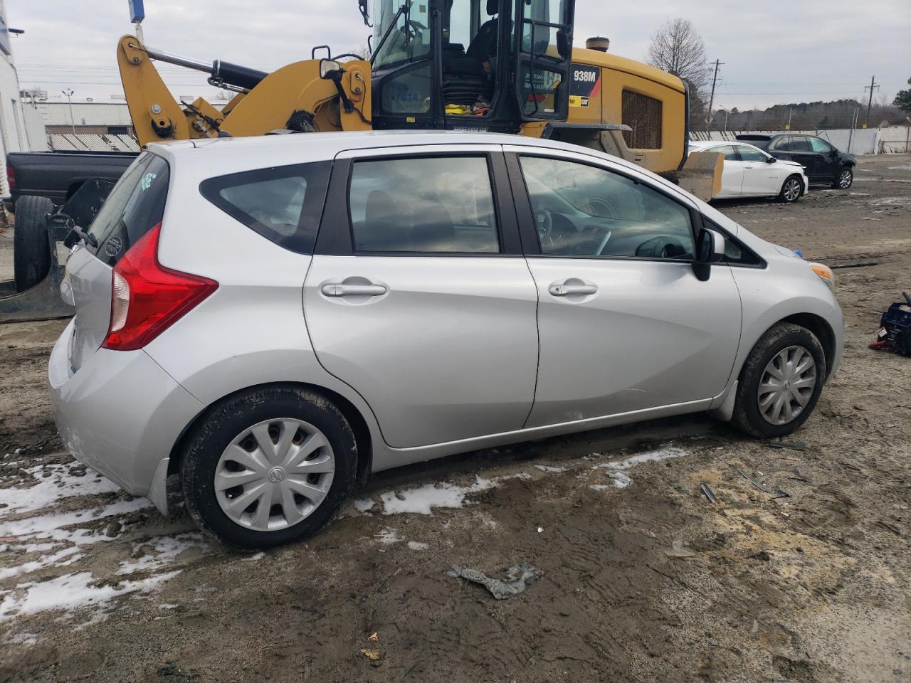 2014 Nissan Versa VIN 3N1CE2CP2EL409004 Copart auction photo, side damage thumbnail 3