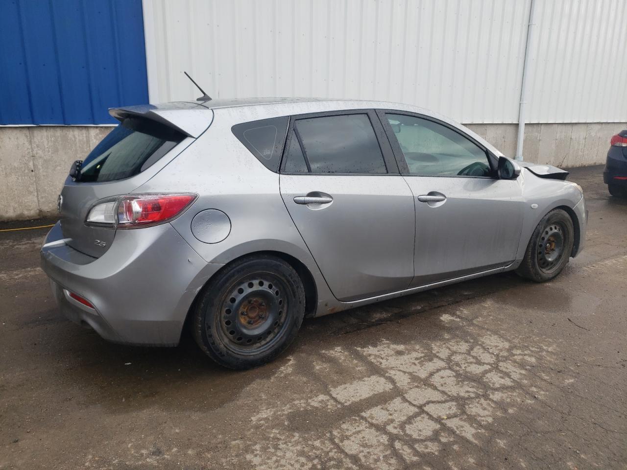 2010 Mazda 3 VIN JM1BL1H54A1345176 Copart auction photo, front end / rear end damage thumbnail 3