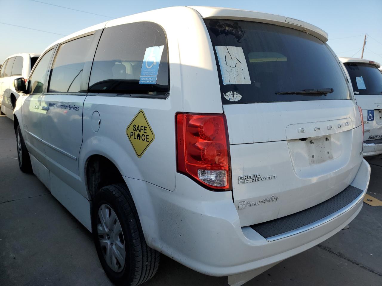 2017 Dodge Caravan VIN 2C4RDGBG4HR776499 Copart auction photo, side damage thumbnail 2