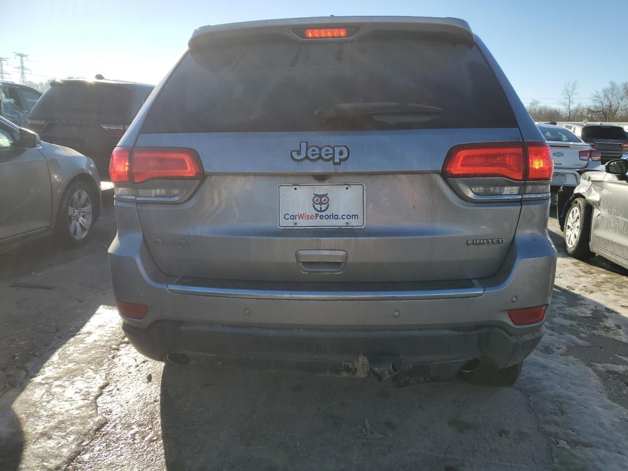 2014 Jeep Grand Cherokee VIN 1C4RJFBG6EC554327 Copart auction photo, front end / rear end damage thumbnail 6