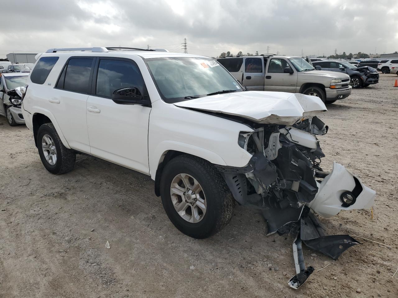 2014 Toyota 4Runner VIN JTEZU5JR9E5071693 Copart auction photo, front end damage thumbnail 4