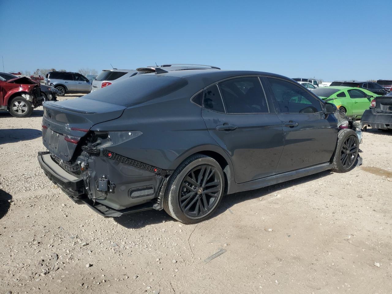 2025 Toyota Camry VIN 4T1DAACK1SU026728 Copart auction photo, front end / rear end damage thumbnail 3