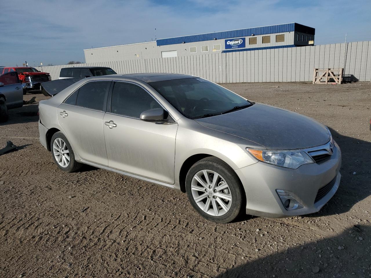 2013 Toyota Camry VIN 4T4BF1FK1DR302323 Copart auction photo, rear end / hail damage thumbnail 4