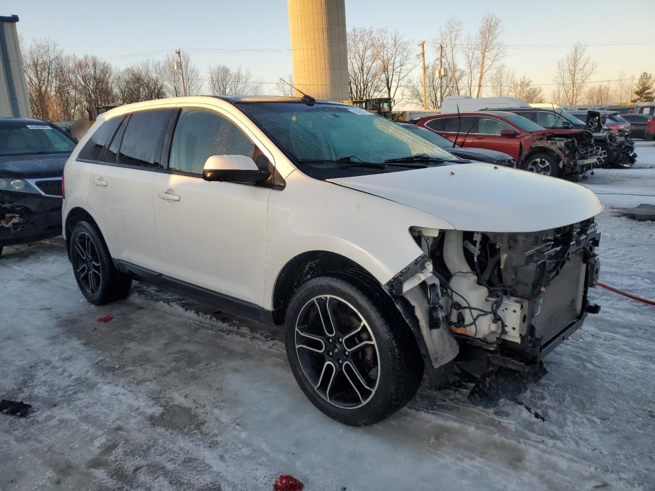 2013 Ford Edge VIN 2FMDK3JCXDBC59679 Copart auction photo, front end damage thumbnail 4
