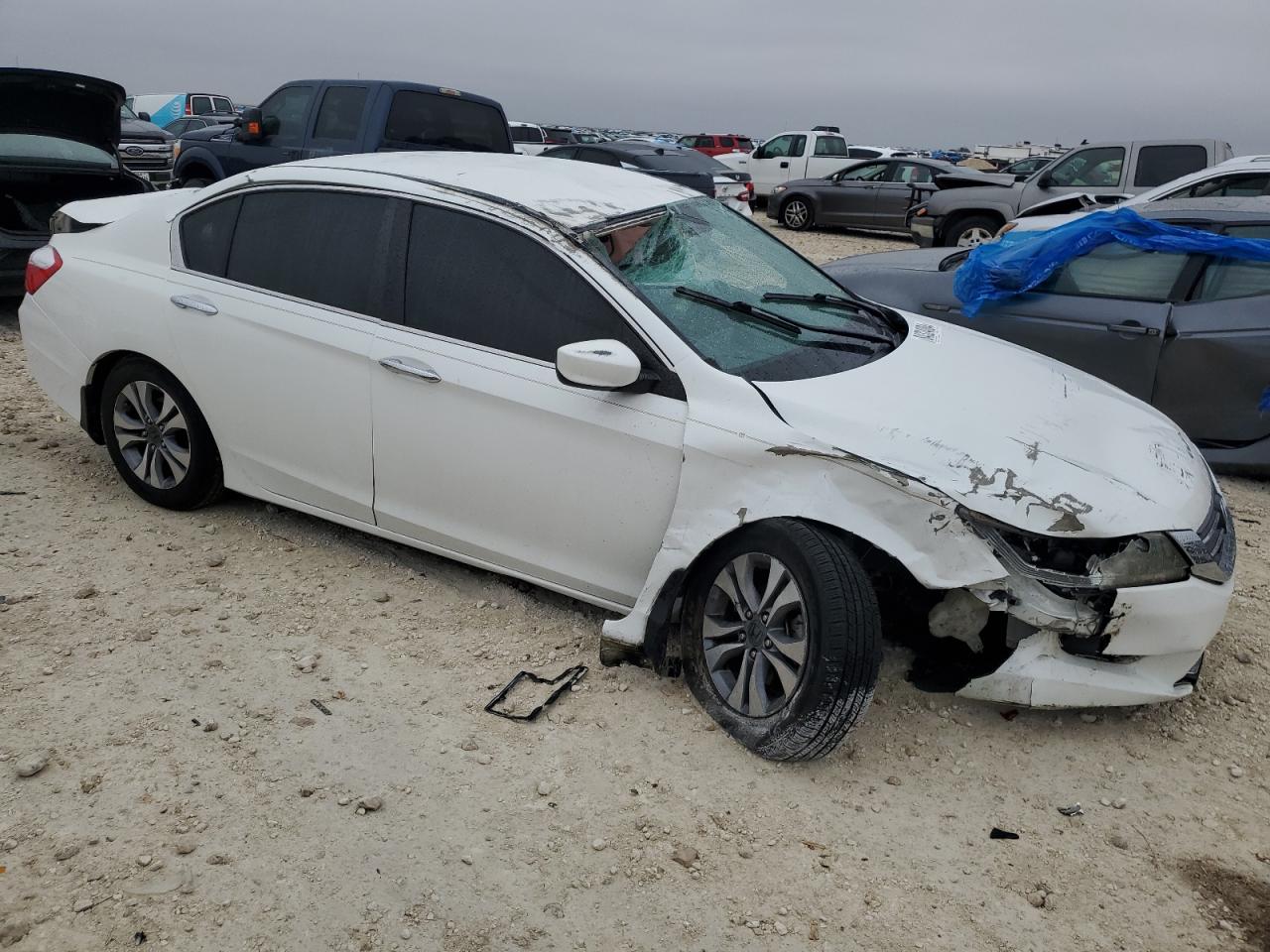 2014 Honda Accord VIN 1HGCR2F34EA054467 Copart auction photo, all over damage thumbnail 4
