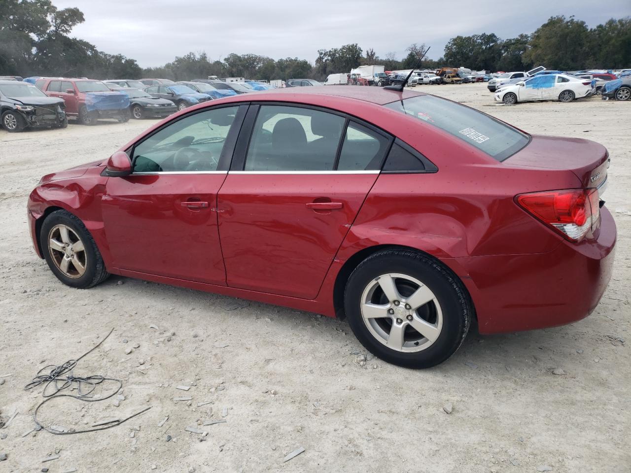 2012 Chevrolet Cruze VIN 1G1PF5SCXC7364769 Copart auction photo, front end / side damage thumbnail 2