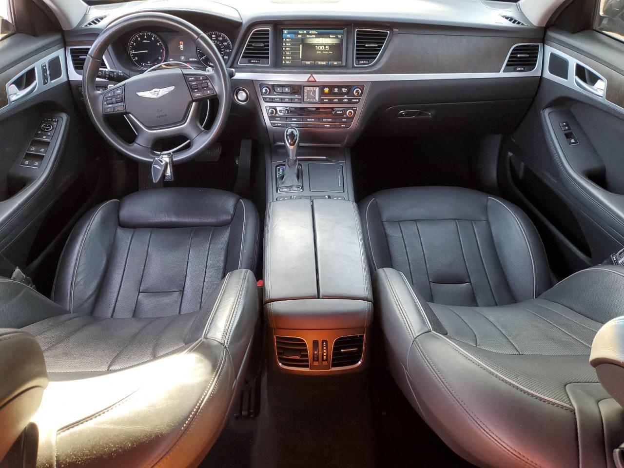 2015 Hyundai Genesis VIN KMHGN4JF4FU016533 Copart auction photo, front end damage thumbnail 8