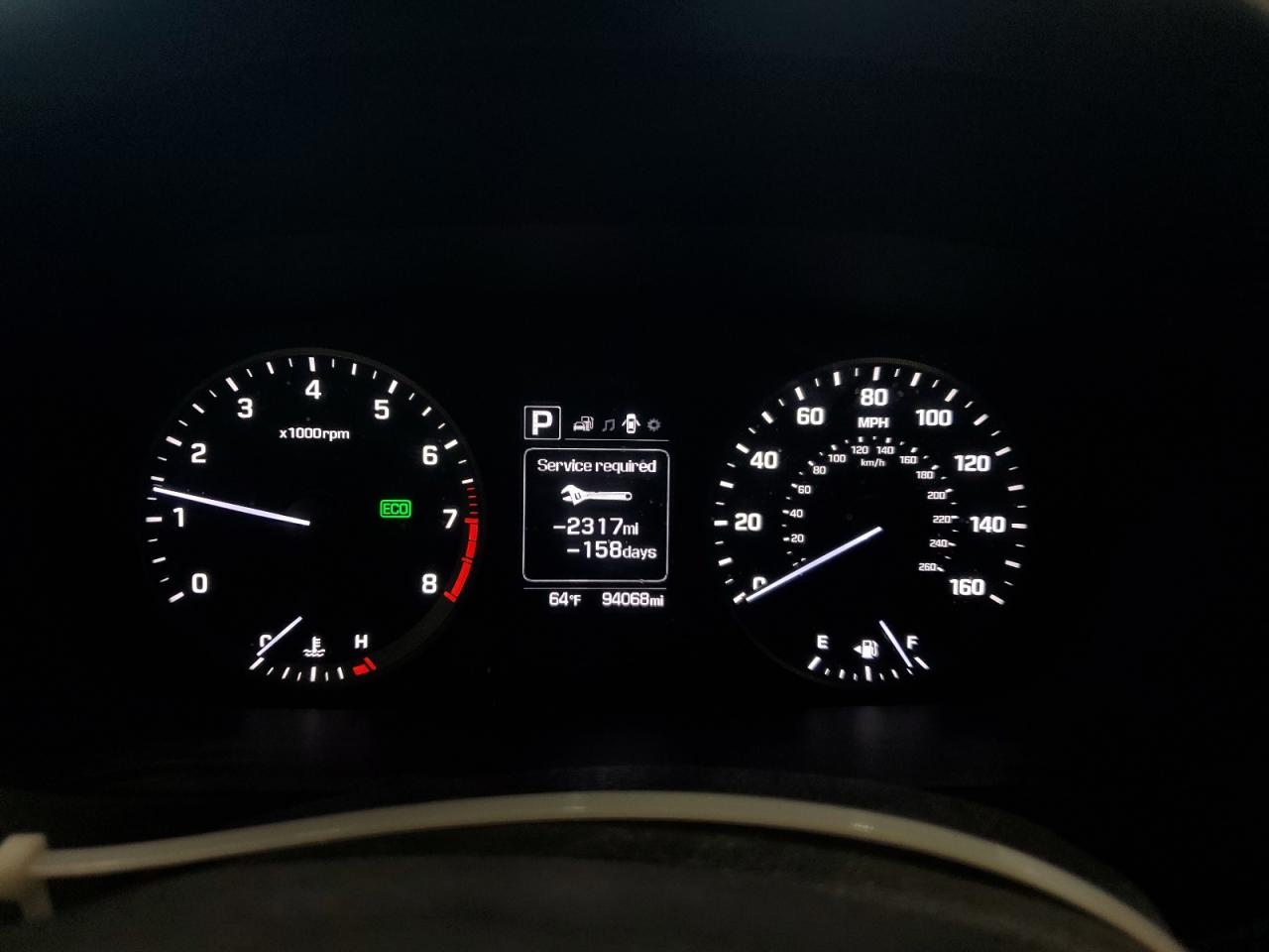 2017 Hyundai Sonata VIN 5NPE34AFXHH548612 Copart auction photo, front end damage thumbnail 9