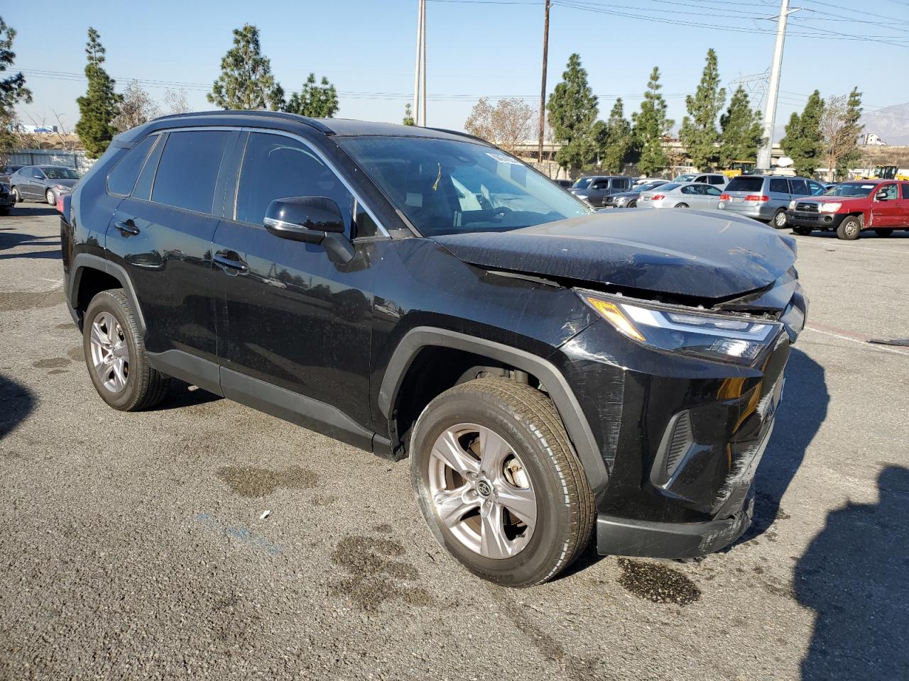 2023 Toyota RAV 4 VIN 2T3W1RFV9PC226561 Copart auction photo, all over / mechanical damage thumbnail 4