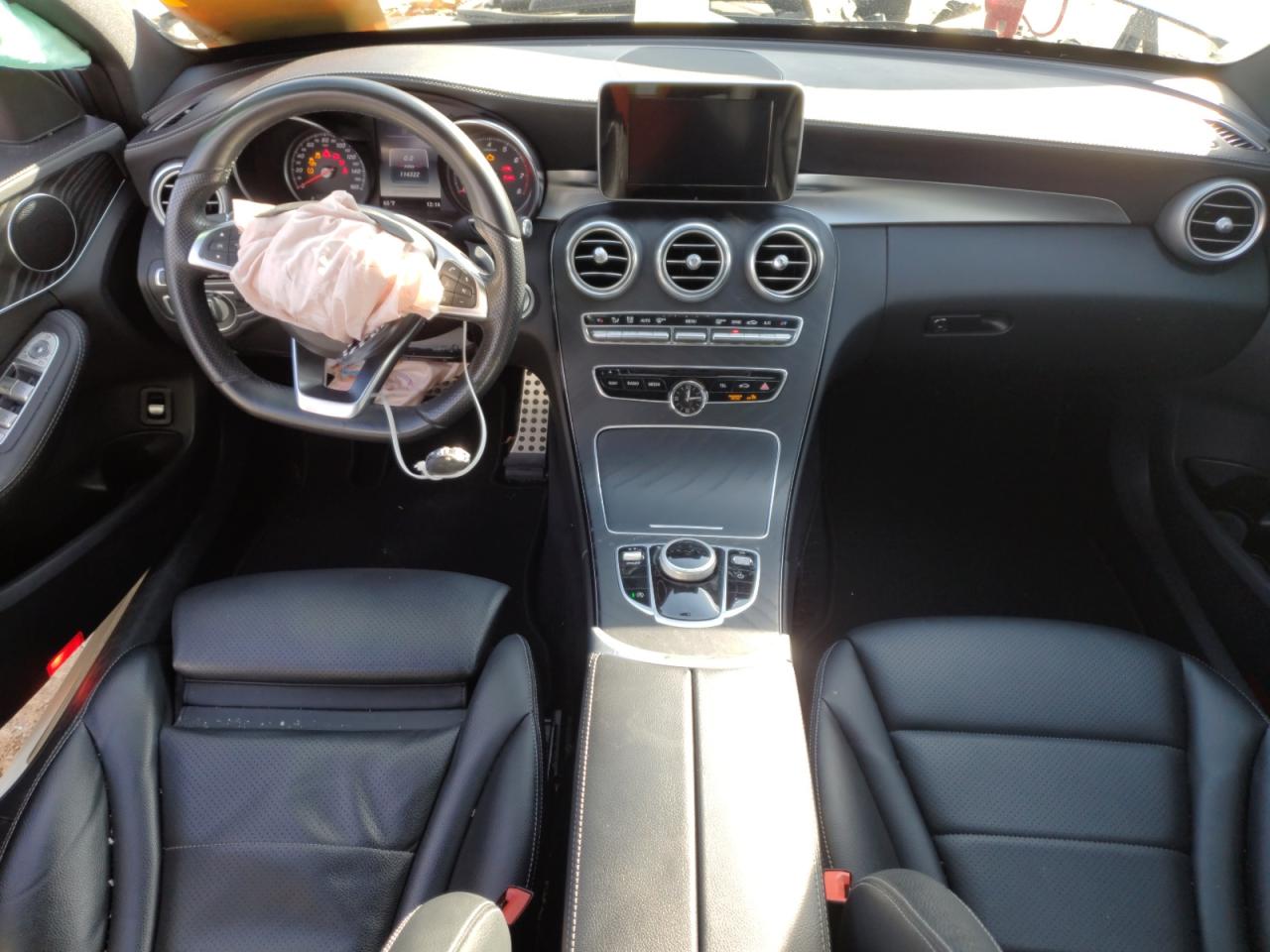2017 Mercedes-Benz C-klasse VIN 55SWF4JB0HU228589 Copart auction photo, all over / side damage thumbnail 8