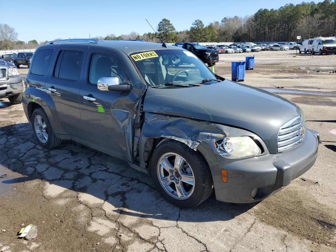 2009 Chevrolet HHR VIN 3GNCA23B39S518281 Copart auction photo, side / front end damage thumbnail 4