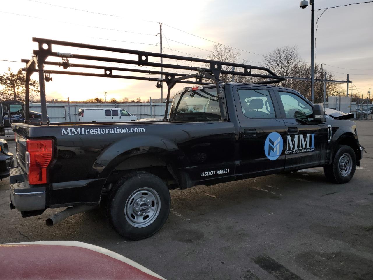 2022 Ford F250 VIN 1FT7W2A69NEF58662 Copart auction photo, front end damage thumbnail 3