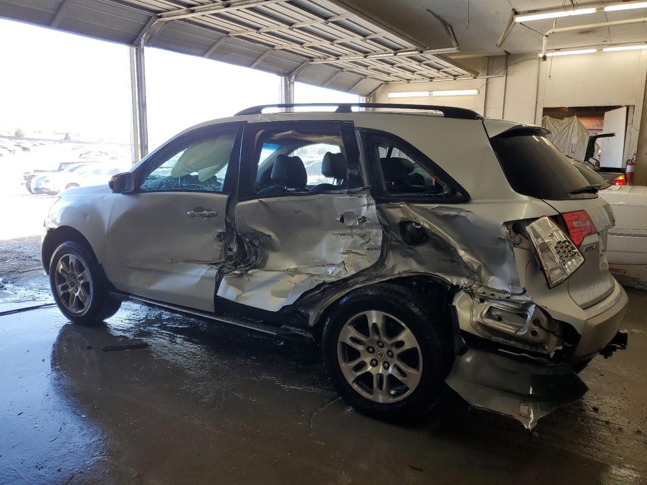 2007 Acura MDX VIN 2HNYD28487H516892 Copart auction photo, side / rear end damage thumbnail 2