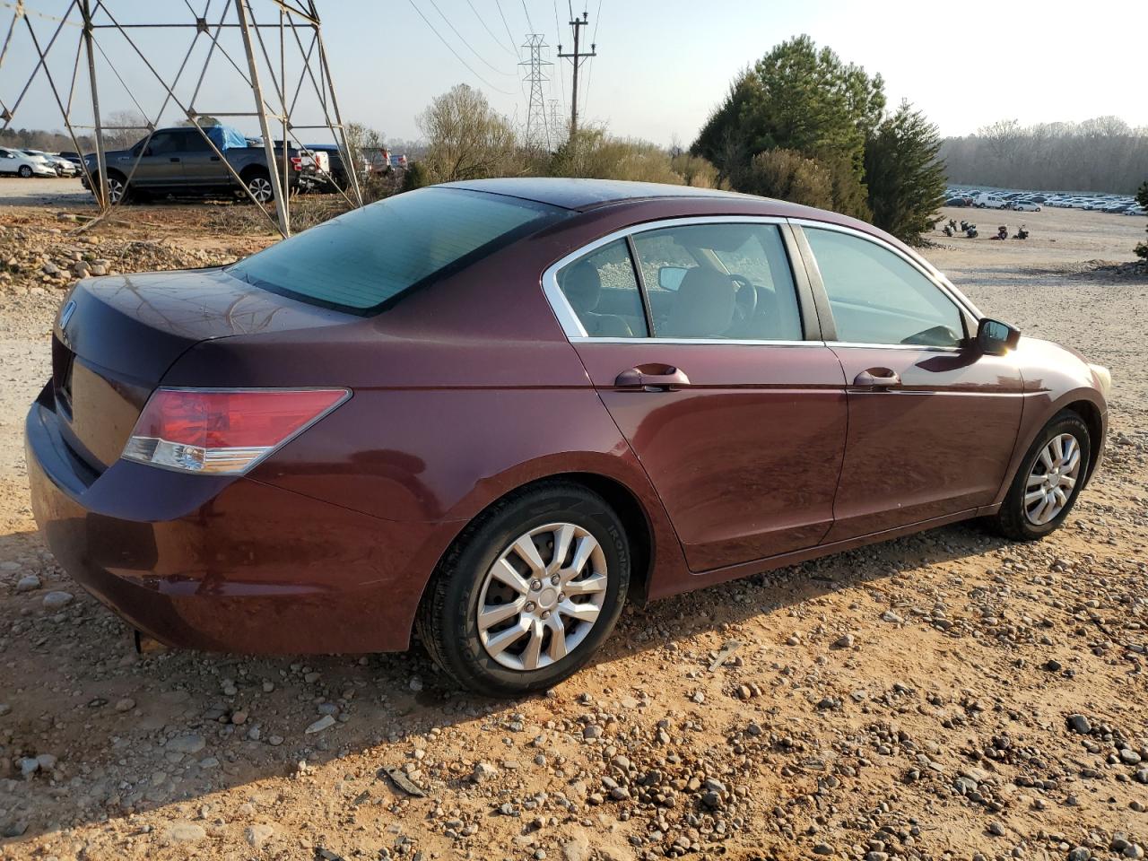 2010 Honda Accord VIN 1HGCP2F34AA037636 Copart auction photo, front end / rear end damage thumbnail 3
