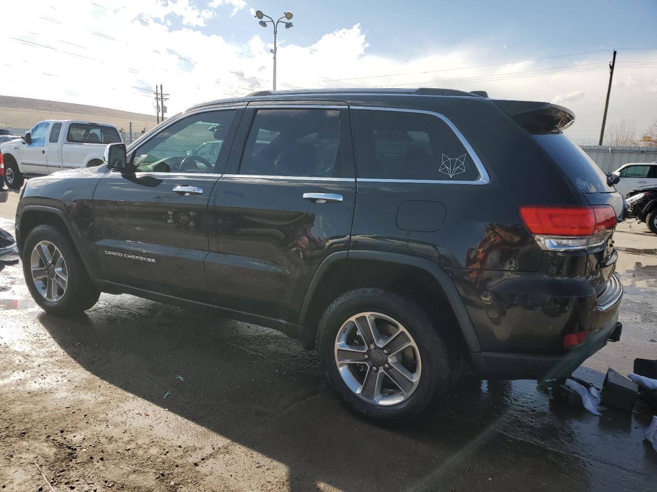 2015 Jeep Grand Cherokee VIN 1C4RJFBG3FC149656 Copart auction photo, front end / side damage thumbnail 2