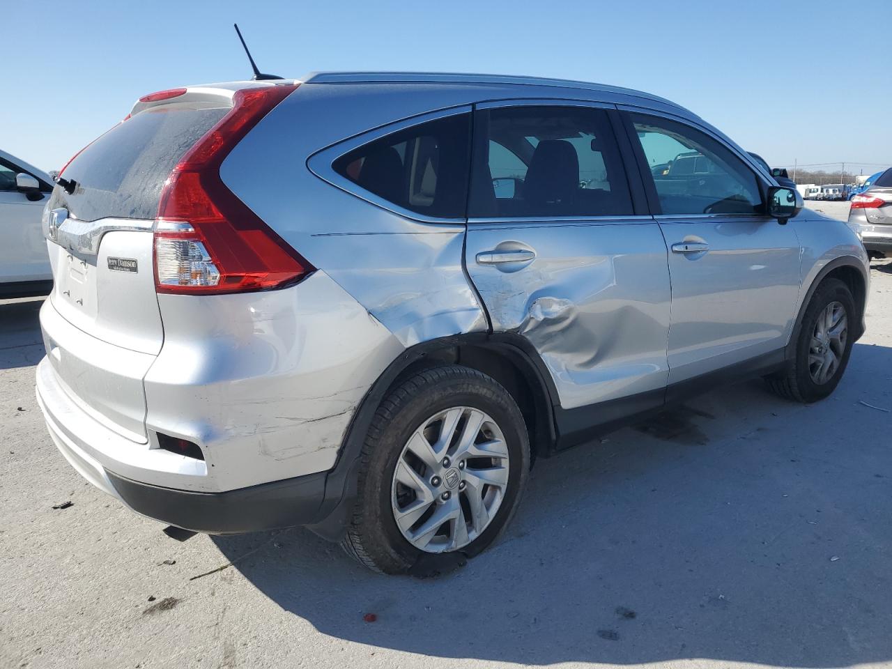 2015 Honda CR-V VIN 2HKRM3H74FH554068 Copart auction photo, side / rear end damage thumbnail 3