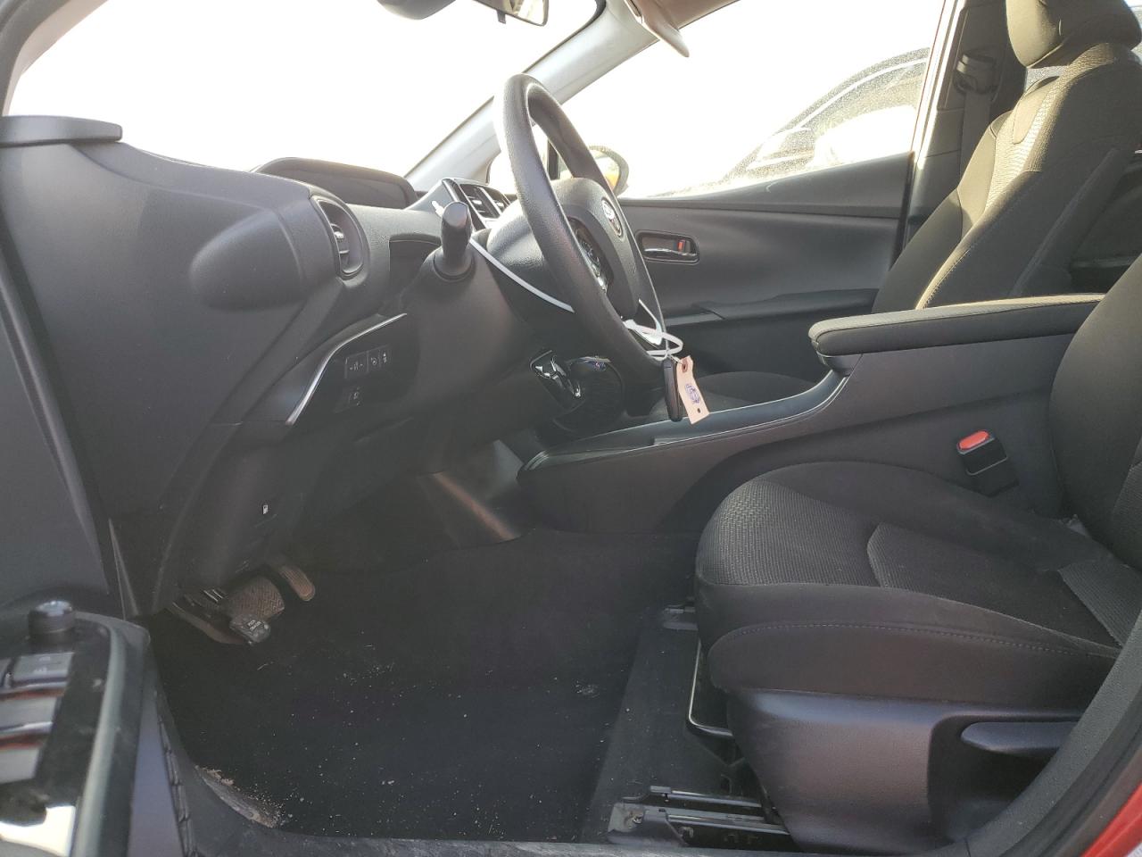 2020 Toyota Prius VIN JTDKARFUXL3124218 Copart auction photo, front end / side damage thumbnail 7