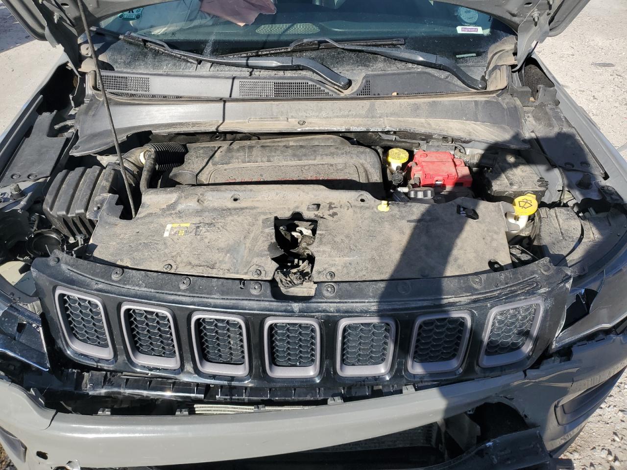 2020 Jeep Compass VIN 3C4NJDDB9LT123146 Copart auction photo, front end / rear end damage thumbnail 12