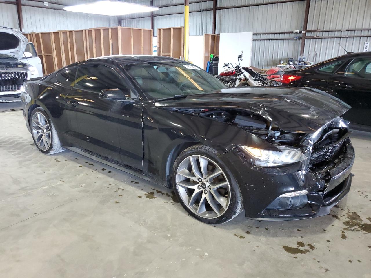2015 Ford Mustang VIN 1FA6P8THXF5385297 Copart auction photo, front end damage thumbnail 4