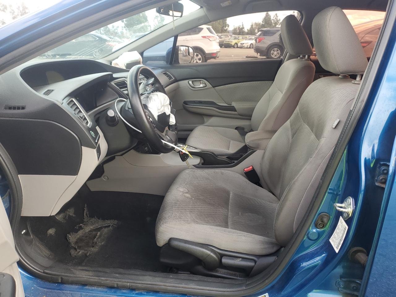 2015 Honda Civic VIN 2HGFB2F55FH517643 Copart auction photo, front end damage thumbnail 7
