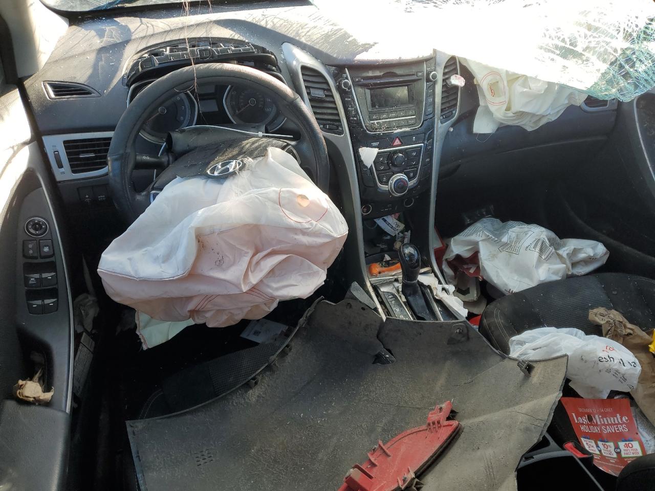 2017 Hyundai Elantra VIN KMHD35LH0HU377323 Copart auction photo, front end / rear end damage thumbnail 8