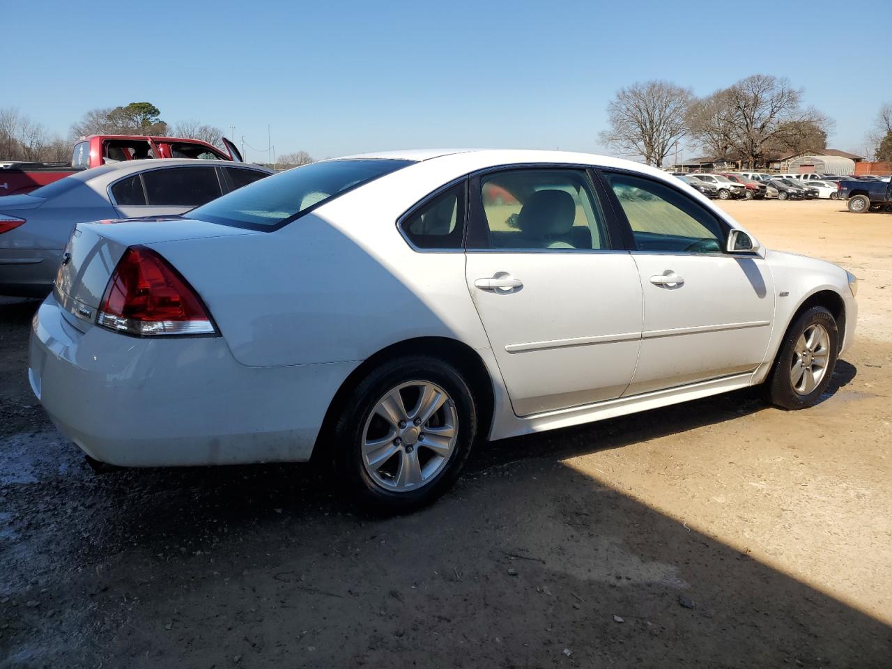 2012 Chevrolet Impala VIN 2G1WF5E37C1304470 Copart auction photo, front end / side damage thumbnail 3