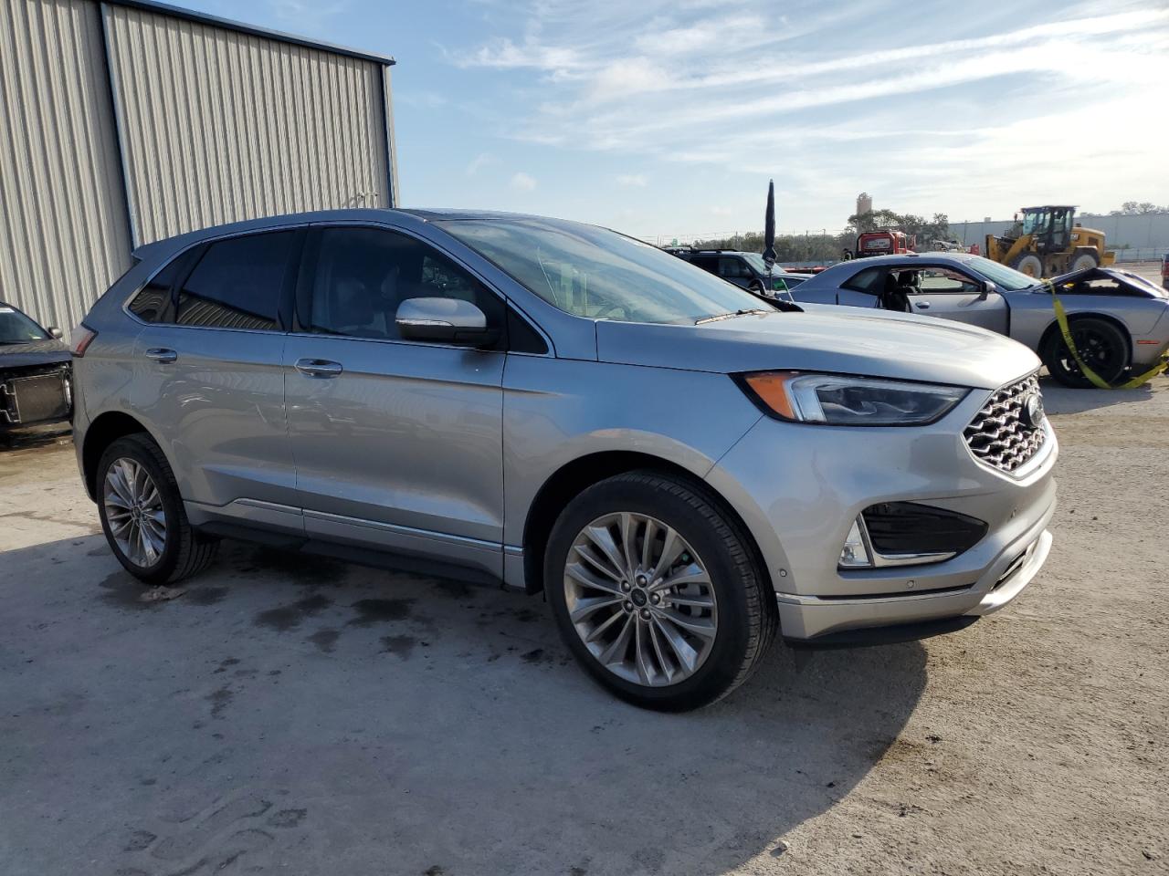 2022 Ford Edge VIN 2FMPK4K91NBA76470 Copart auction photo, rear end damage thumbnail 4