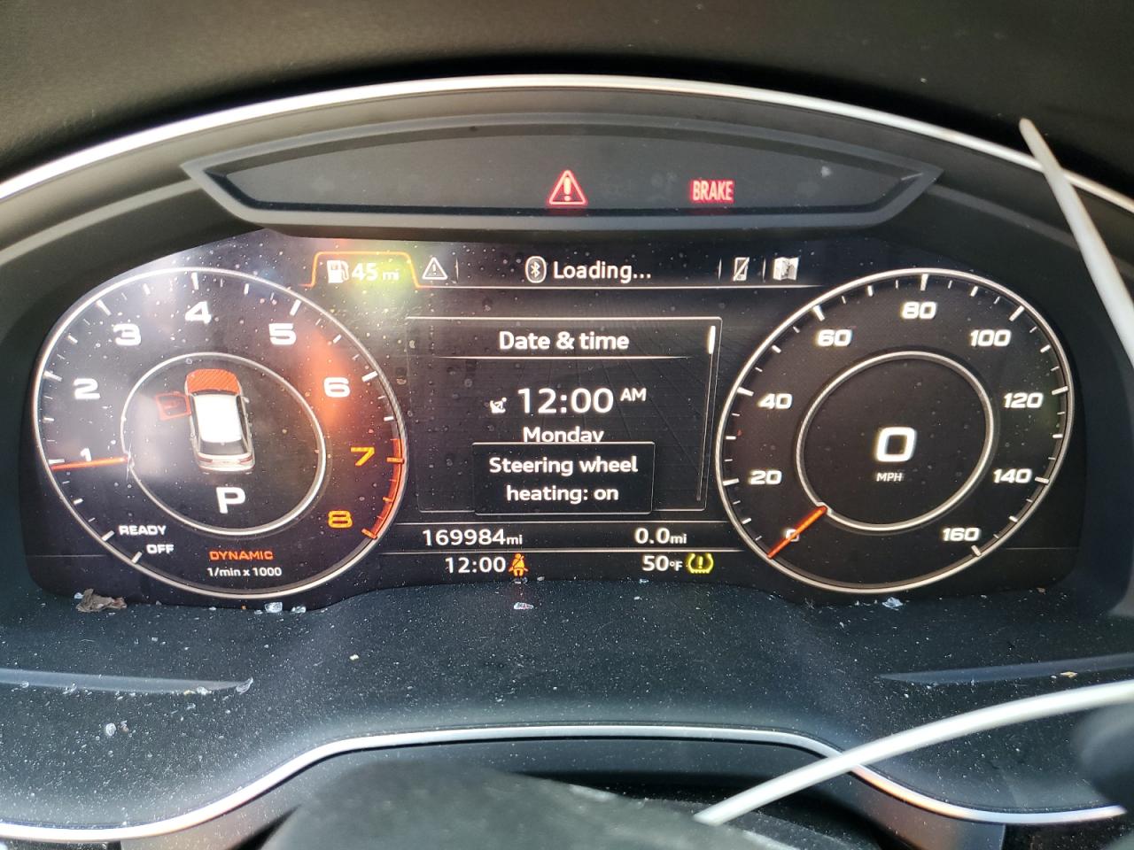 2017 Audi Q7 VIN WA1LHAF75HD049175 Copart auction photo, vandalism / water/flood damage thumbnail 9
