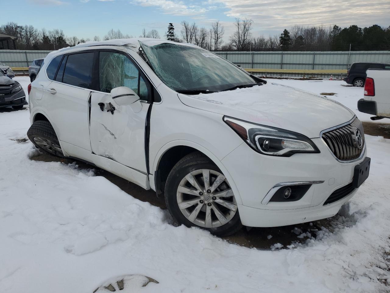 2017 Buick Envision VIN LRBFXDSA7HD086378 Copart auction photo, side / undercarriage damage thumbnail 4