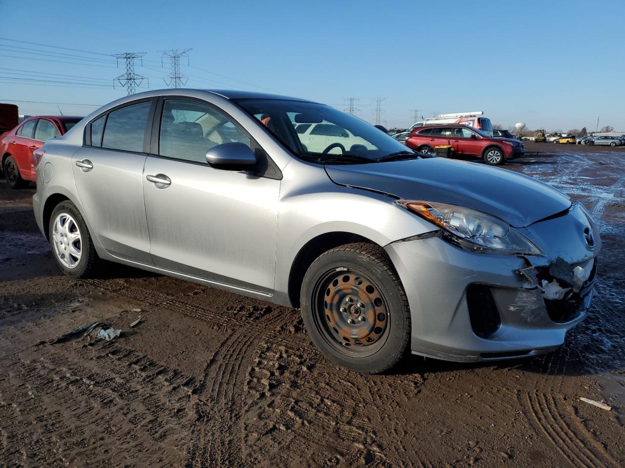 2012 Mazda 3 VIN JM1BL1UF0C1645377 Copart auction photo, front end / minor dent/scratches damage thumbnail 4