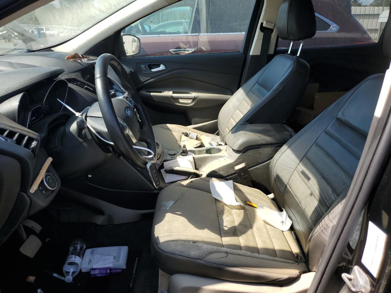2016 Ford Escape VIN 1FMCU9J97GUA19744 Copart auction photo, water/flood damage thumbnail 7
