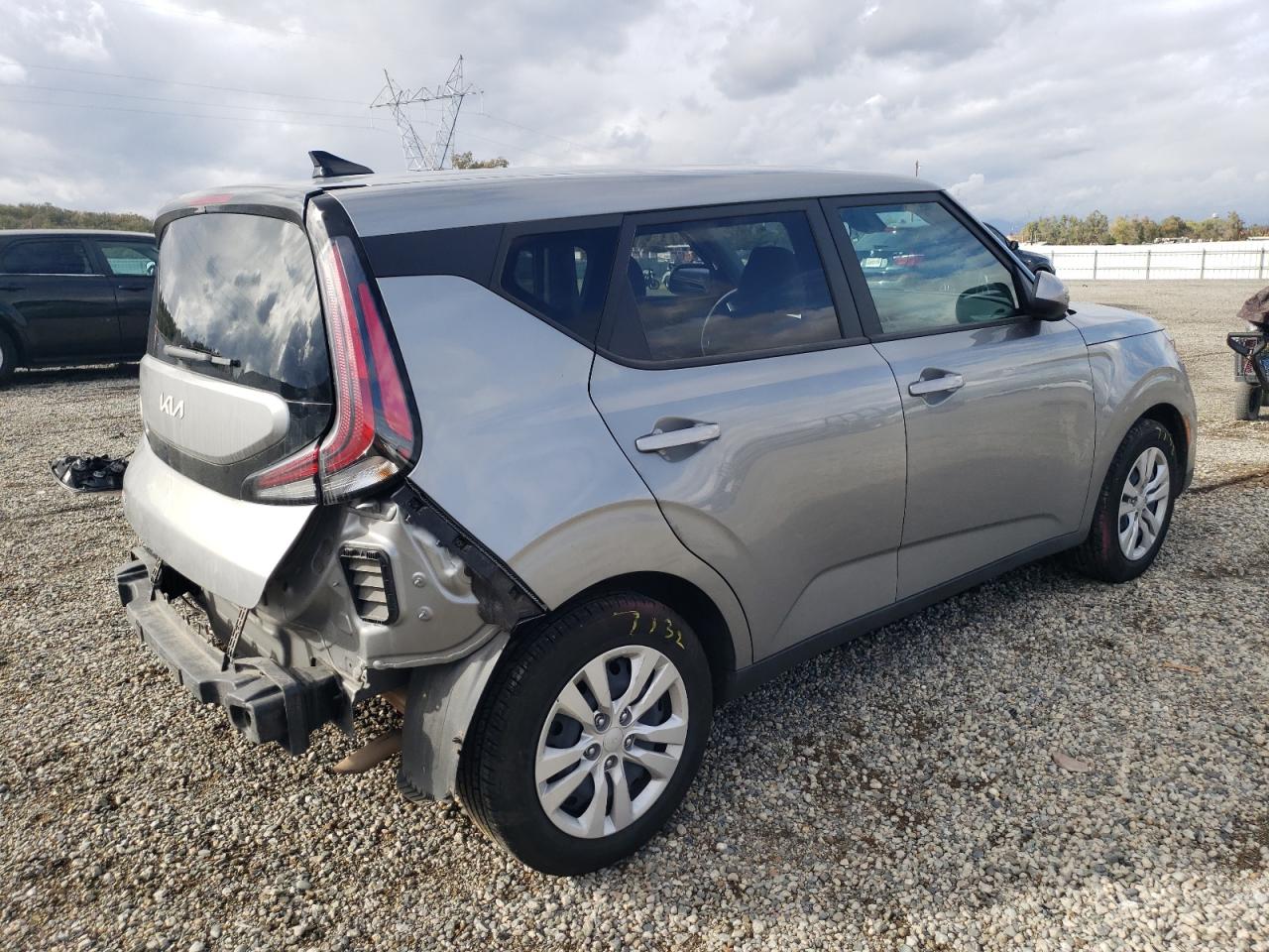 2023 KIA Soul VIN KNDJ23AU2P7891704 Copart auction photo, rear end / side damage thumbnail 3