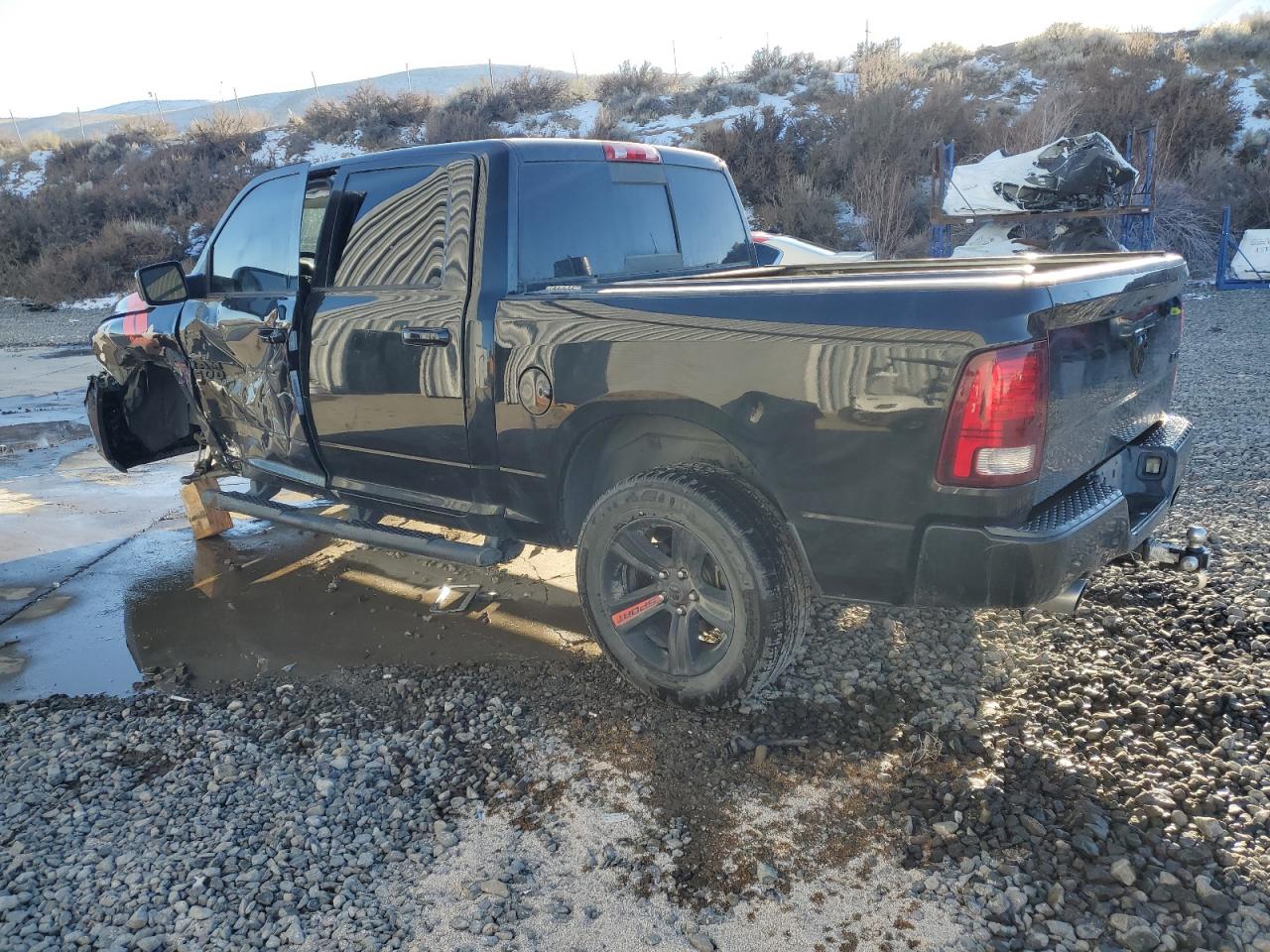 2015 RAM 1500 VIN 1C6RR7MT5FS763324 Copart auction photo, side / front end damage thumbnail 2